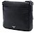 Prada Black Vitello Phenix Flap Crossbody Nero - vista 2