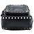 Mochila Mini de Cuero Rockstud Negra Valentino Negro - vista 3