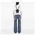 Mochila Mini de Cuero Rockstud Negra Valentino Negro - vista 6
