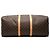 Louis Vuitton Marrone Monogram Keepall 60 - vista 3