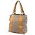 Gucci Beige Large GG Canvas Bamboo Libeccio Tote - Ansicht 2