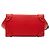 Céline Celine Mini Bicolor Leder Luggage Tote in Rot - Ansicht 3