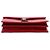 Saint Laurent Cassandra Tasche mit Monogramm-Verschluss aus rotem Krokopräge-Leder - Ansicht 3