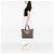 Gucci Tote aus grauem GG Canvas Braun - Ansicht 6