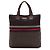 Tote en nylon web avec détails diamants marron Gucci Marron foncé