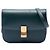 Céline Celine Green Medium Calfskin Classic Box Verde Verde scuro