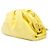 Bottega Veneta Borsa a tracolla The Mini Pouch in agnello giallo - vista 2
