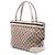 Gucci Mayfair Tote aus beigem GG Canvas - Ansicht 2