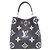 Néonoé Borsa a tracolla Louis Vuitton Bicolor Monogram Empreinte Neo Noe MM M45497 Nero Beige - vista 2