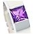 Cartier Tank Ring Amethyst in 18K Weißgold - Ansicht 8
