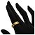 Anello Gucci Scroll #12 in oro giallo 18K - vista 6