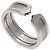 Cartier C2 Band Ring aus 18K Weißgold