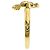 Anello a fascia Ribbon in oro giallo 18K di Tiffany & Co. - vista 3