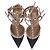 Décolleté Valentino Garavani Rockstud 65 in pelle nera e rosa Nero - vista 5