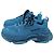 Everyday Baskets Balenciaga Clear Sole Triple S en polyester bleu - vue 4