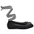 Ballerine con lacci D-Journey in pelle nera Dior Nero