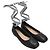 Ballerine con lacci D-Journey in pelle nera Dior Nero - vista 4