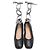 Ballerine con lacci D-Journey in pelle nera Dior Nero - vista 5