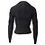 Autre Marque Alaia Langarmshirt aus schwarzer Wolle mit geprästem Design - Ansicht 3