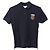 Polo Gucci Web Crest Logo in cotone nero Blu