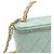 Chanel gestepptes kleines Vanity Case mit Griff und Kette aus hellgrünem Leder - Ansicht 24