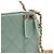 Chanel gestepptes kleines Vanity Case mit Griff und Kette aus hellgrünem Leder - Ansicht 28