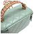 Chanel gestepptes kleines Vanity Case mit Griff und Kette aus hellgrünem Leder - Ansicht 34