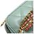 Chanel gestepptes kleines Vanity Case mit Griff und Kette aus hellgrünem Leder - Ansicht 39