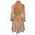 Abrigo largo de shearling Bottega Veneta en ante beige Castaño