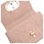 Borsa Small Caro Macrocannage in lino rosa Dior - vista 12