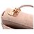 Borsa Small Caro Macrocannage in lino rosa Dior - vista 19