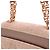Borsa Small Caro Macrocannage in lino rosa Dior - vista 27