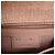 Borsa Small Caro Macrocannage in lino rosa Dior - vista 7