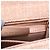Borsa Small Caro Macrocannage in lino rosa Dior - vista 8