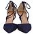 Décolleté Very Matilde 85 Aquazzura in scamosciato blu navy - vista 3
