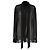 Camicetta trasparente con fiocco al collo Michael Kors in chiffon nero
