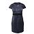 Mini abito glitterato Maje in paillettes blu navy - vista 5