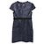 Mini abito glitterato Maje in paillettes blu navy - vista 7