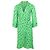 Abito Ganni Dainty Polka Dot in viscosa verde
