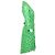 Abito Ganni Dainty Polka Dot in viscosa verde - vista 4
