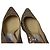 Décolleté Romy Jimmy Choo in tulle glitterato oro D'oro - vista 7