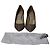 Décolleté Romy Jimmy Choo in tulle glitterato oro D'oro - vista 8