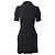 Stella Mc Cartney Mini abito Blair Keyhole in viscosa nera Stella McCartney Nero