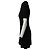 Stella Mc Cartney Mini abito Blair Keyhole in viscosa nera Stella McCartney Nero - vista 2