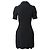 Stella Mc Cartney Mini abito Blair Keyhole in viscosa nera Stella McCartney Nero - vista 3
