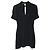 Stella Mc Cartney Mini abito Blair Keyhole in viscosa nera Stella McCartney Nero - vista 4