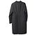 Tom Ford Mantelkleid aus grauer Wolle Schwarz - Ansicht 5