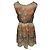 Alice + Olivia Mini-Kleid mit Blumenprint aus Multicolour-Polyester Python drucken