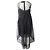 Robe Baby Doll en maille transparente Simone Rocha en soie noire - vue 3