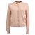 Miu Miu Cardigan mit Schleifendetail aus rosa Virgin Wool Pink